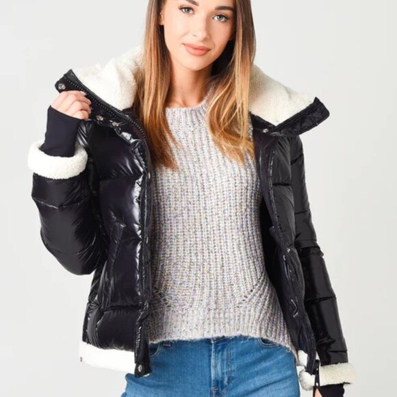 SAM. Gigi Down puffer jacket in black - Picture 5 of 14